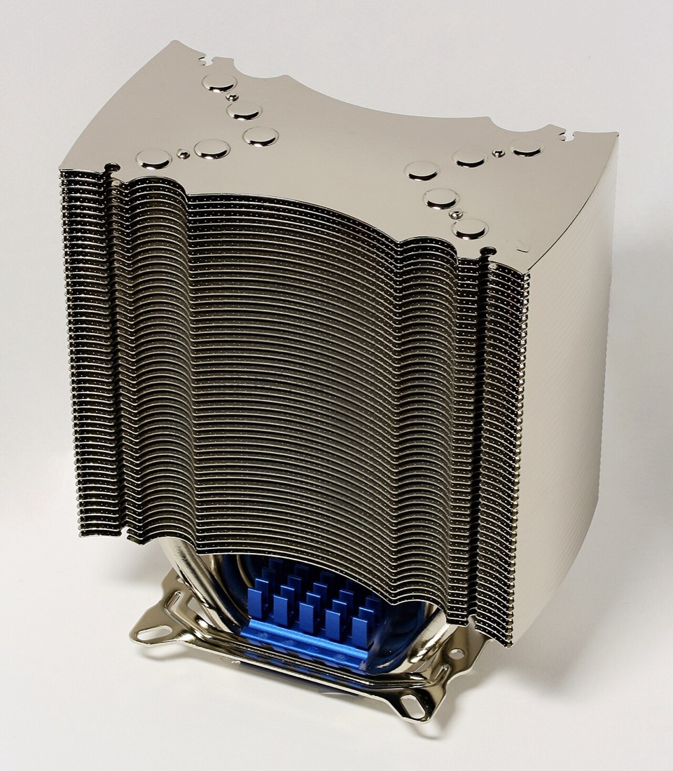 Een torenkoeler met heatpipes